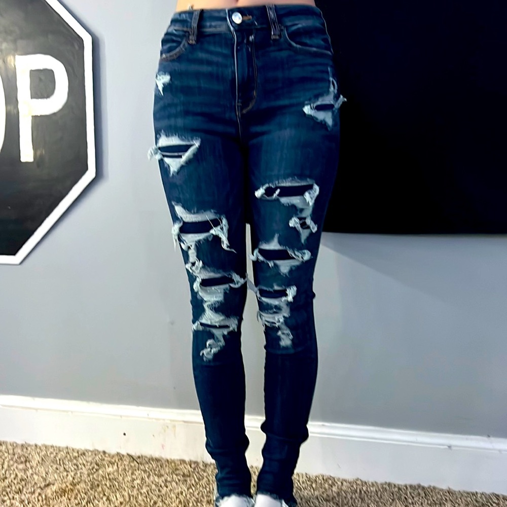 High rise jeans